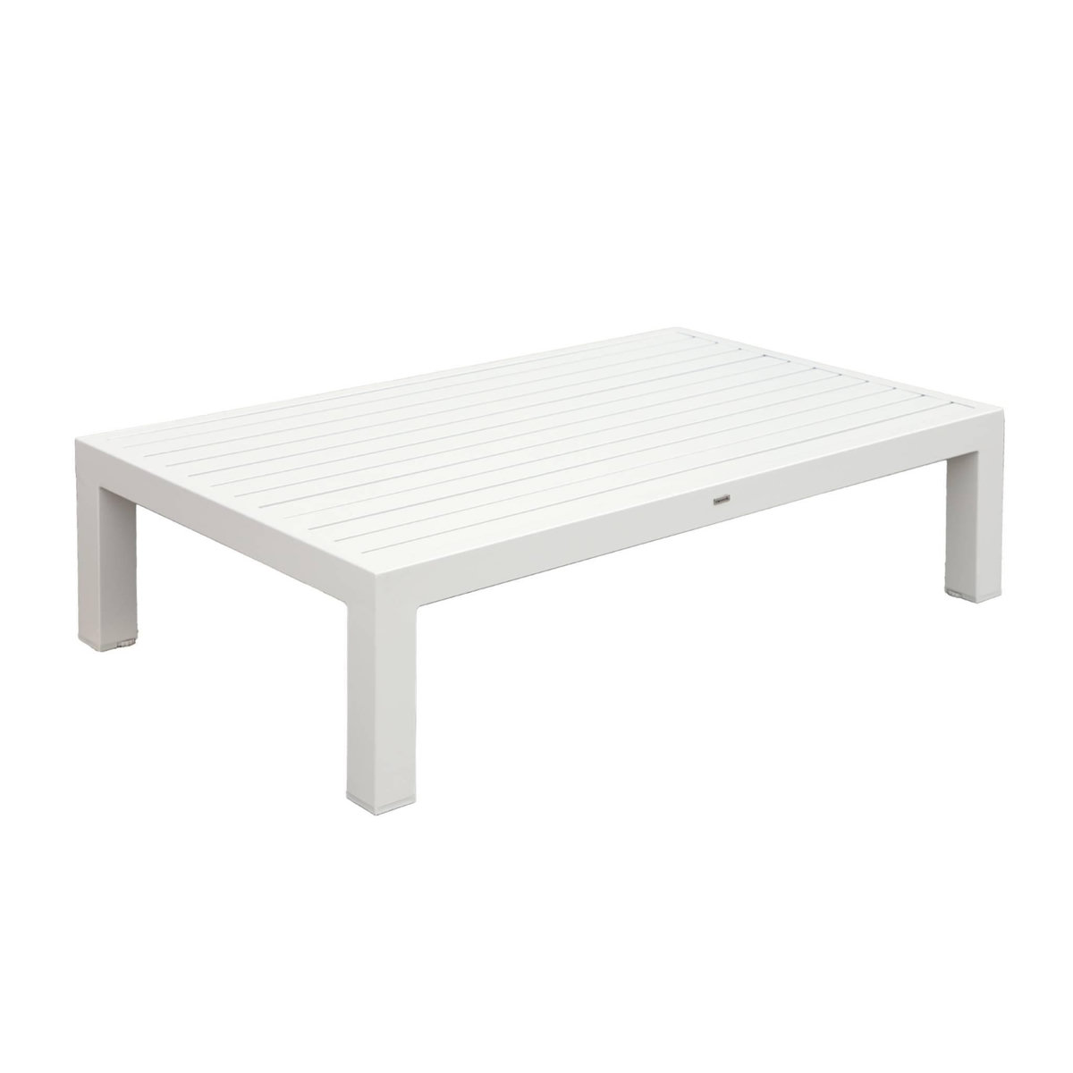 SWEEEK Salon de jardin 5 places en aluminium – assises profondes – Rieti