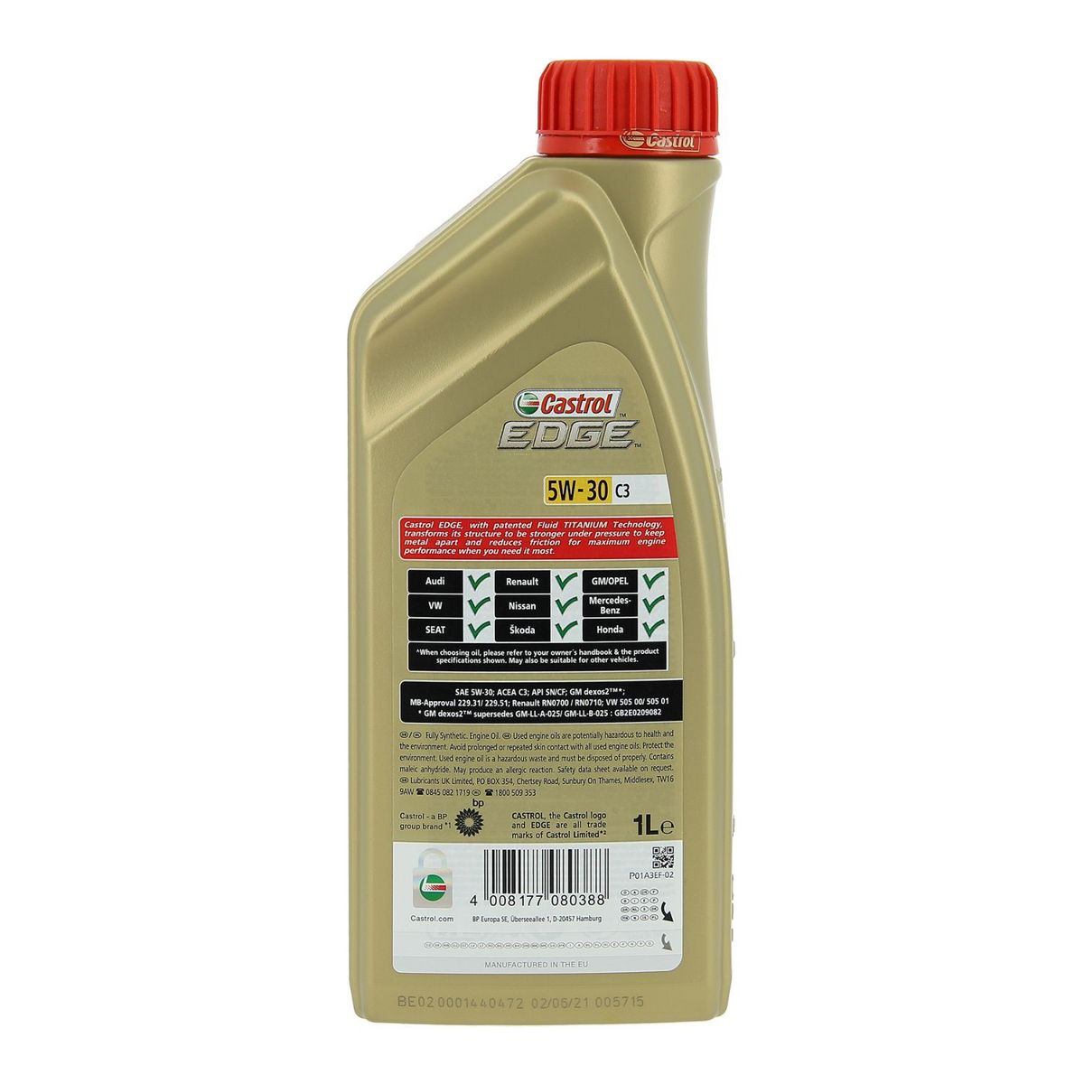 Castrol Huile moteur CASTROL EDGE 5W-30 C3 1L
