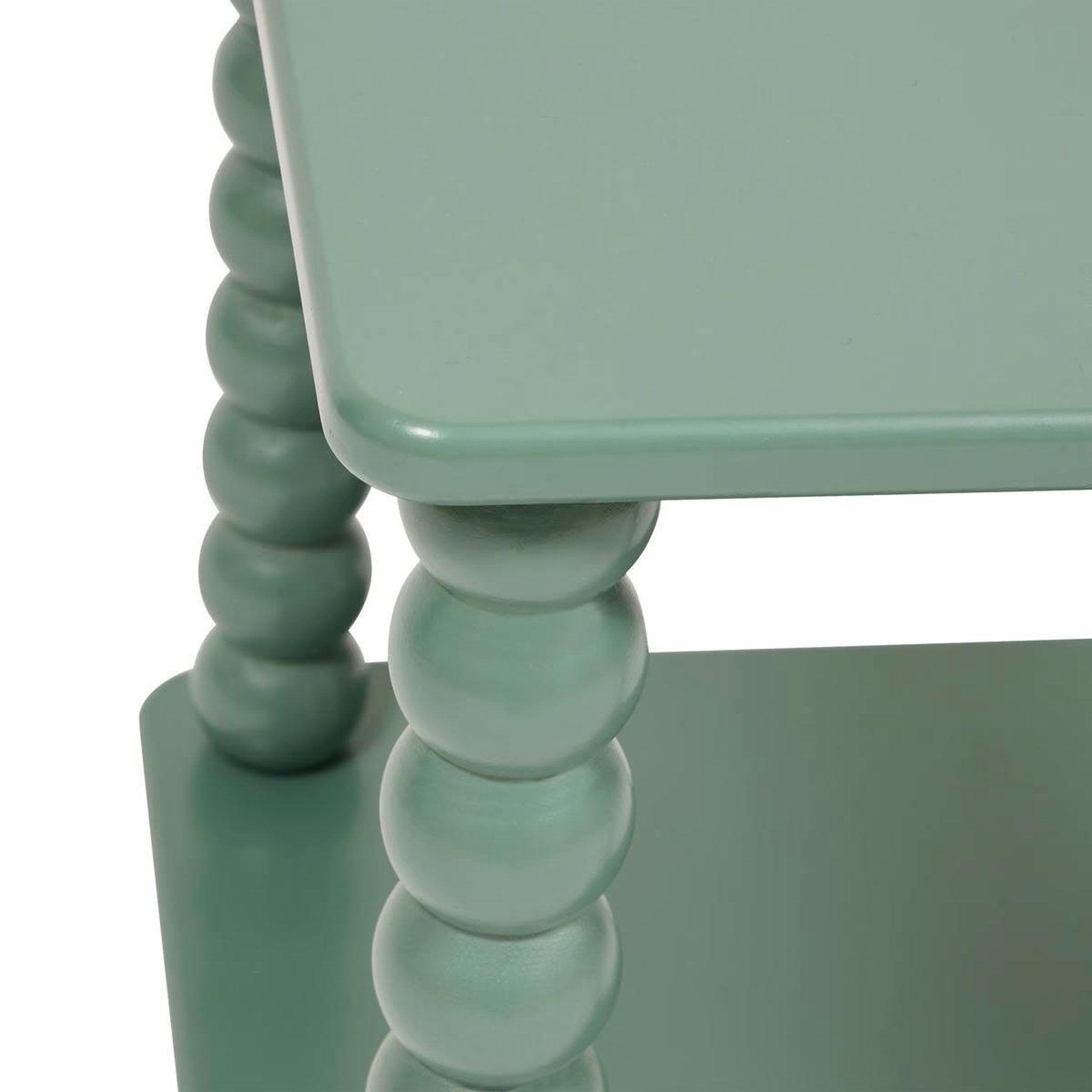 Voir la diapositive 2 : ATMOSPHERA Table d'appoint avec étagère  chamlo  45cm vert olive