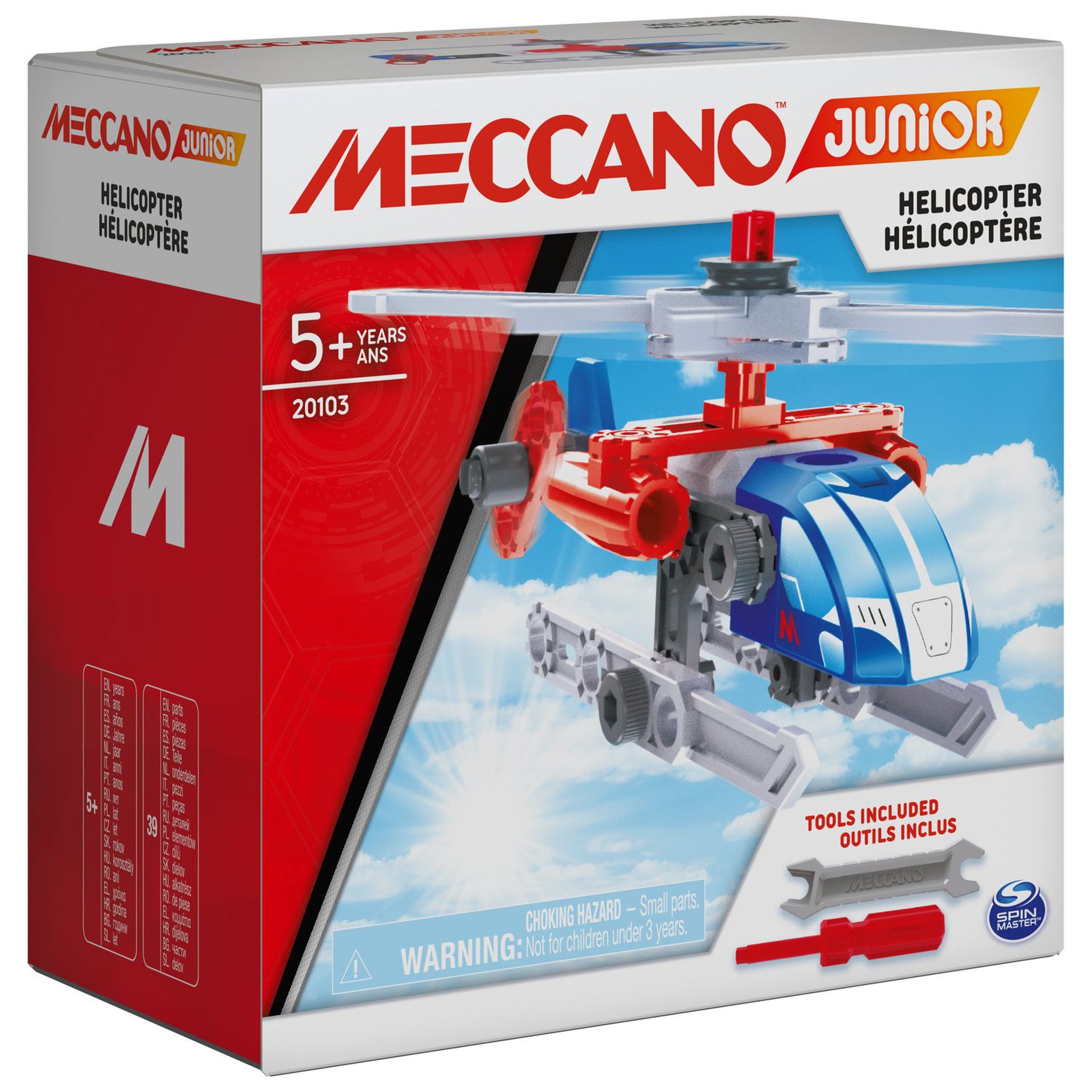 Voir la diapositive 3 : SPIN MASTER Mes premières constructions Meccano Junior (assort)