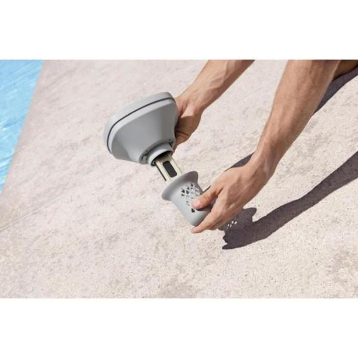BESTWAY Lay-Z-Spa Electrolyseur d'eau salée 0,5g/h pour spa et piscines jusqu'a 1 400 L