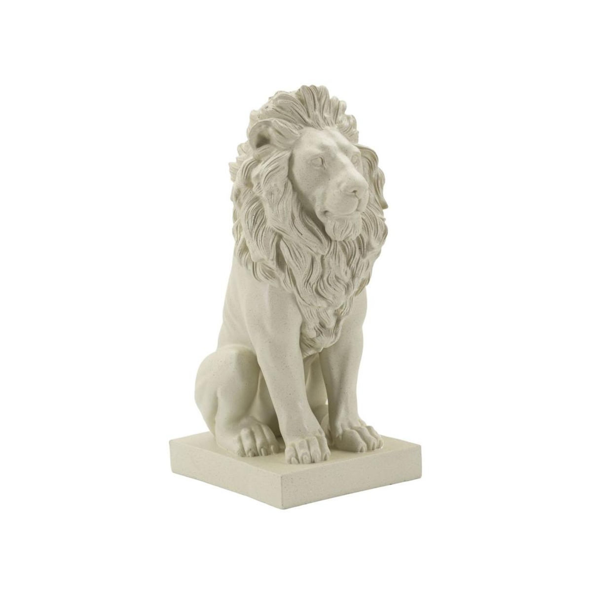 Paris Prix Statuette Déco Lion  Stons  40cm Crème