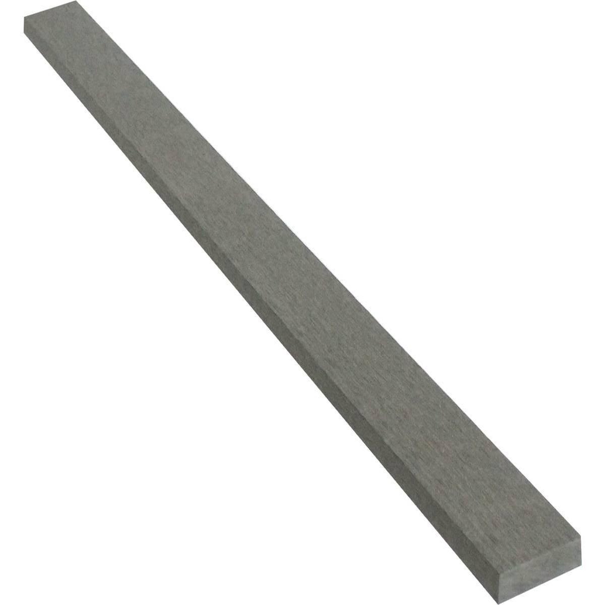 Habitat et Jardin Lot de 2 profilés de finition en composite - Long : 2,4m - Gris