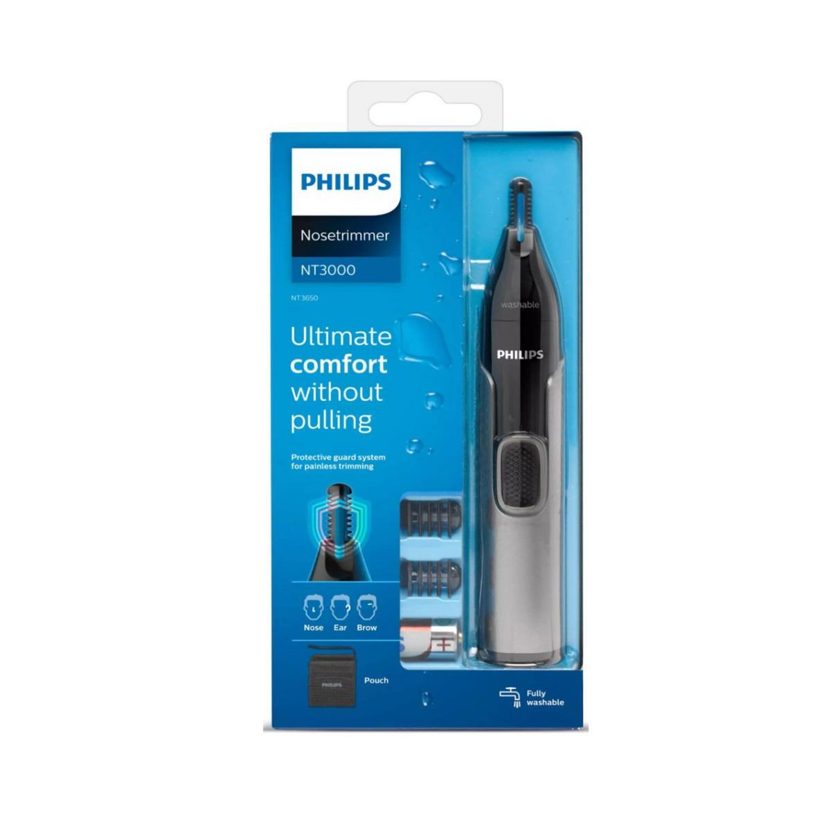 Philips Tondeuse à nez, oreilles et sourcils - NT3650