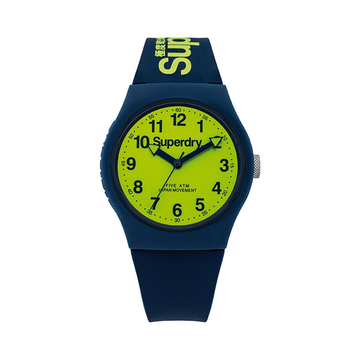 BLUE PEARLS Montre Superdry Urban et Bracelet en Silicone Bleu