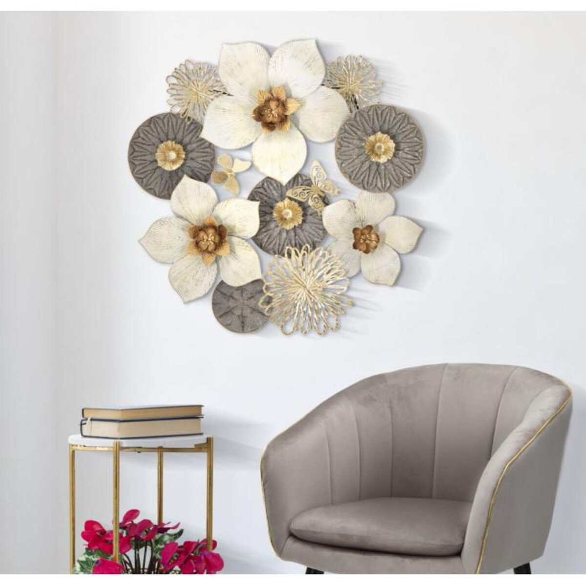 Paris Prix Décoration Murale en Métal  Ridy  74cm Multicolore