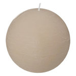 COMPTOIR DE LA BOUGIE Bougie Boule  Rustic  10cm Taupe