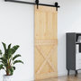 Voir la diapositive 4 : VIDAXL Porte NARVIK 90x210 cm bois massif de pin
