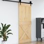 Voir la diapositive 4 : VIDAXL Porte NARVIK 90x210 cm bois massif de pin