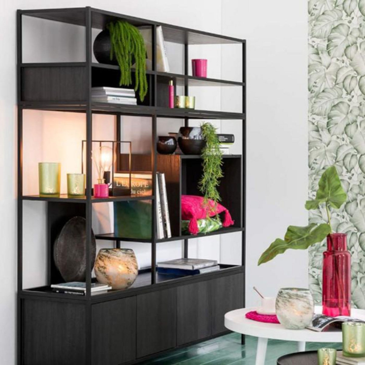 Paris Prix Lampe à Poser  Une Ampoule  30cm Noir