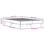 Voir la diapositive 6 : VIDAXL Cadre de lit sans matelas chene marron 120x200 cm