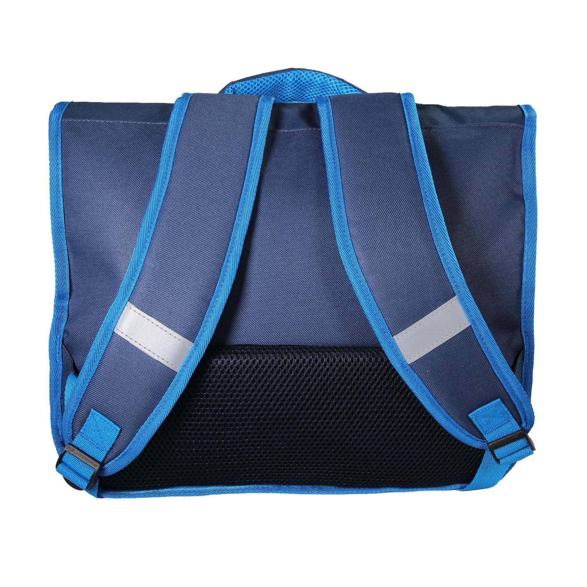 Voir la diapositive 4 : Bagtrotter Cartable Scolaire Primaire 38cm La Reine des Neiges - Frozen Disney Bleu Marine  2 Compartiments - Bagtrotter