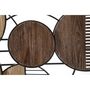 Voir la diapositive 2 : Paris Prix Décoration Murale en Métal  Woody  134cm Marron & Noir