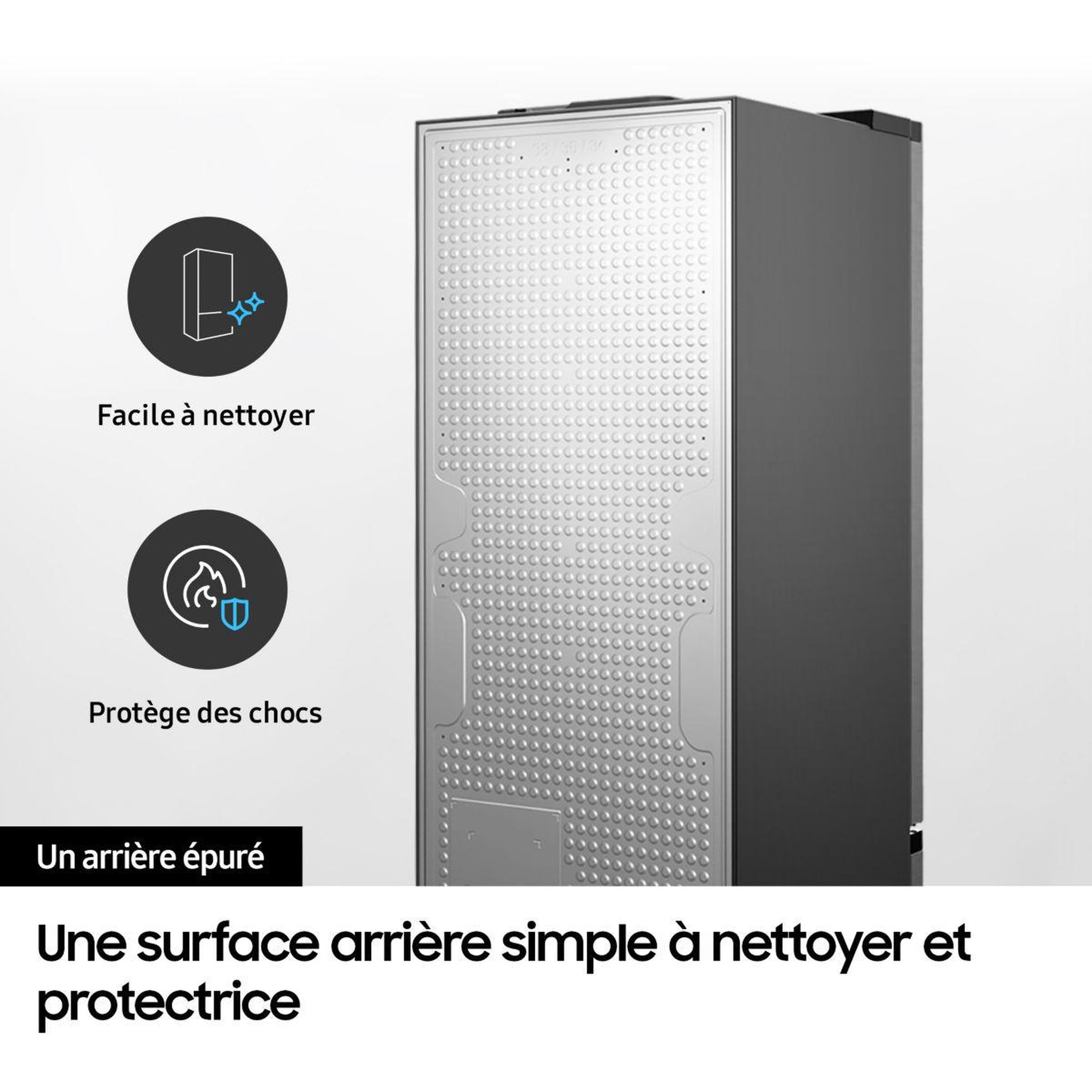 Voir la diapositive 2 : Samsung Réfrigérateur combiné rb38c7b5ds9 bespoke