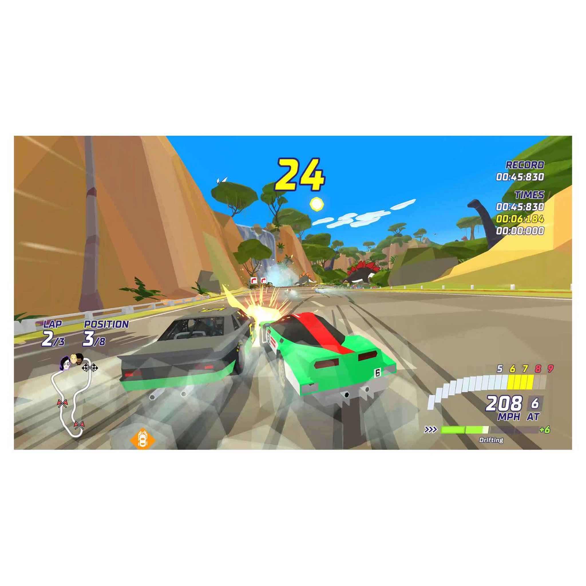 Voir la diapositive 3 : Hotshot Racing Nintendo Switch