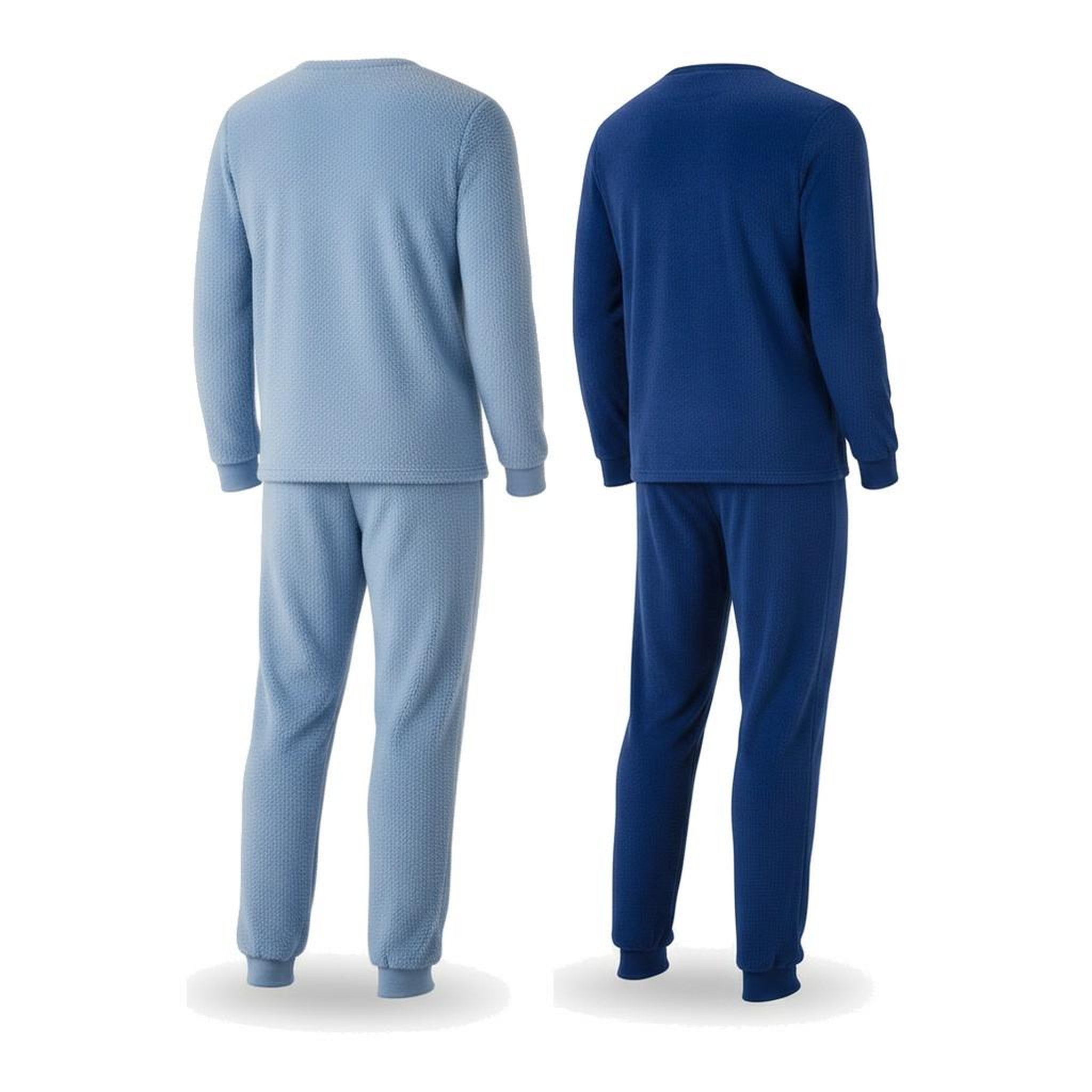 Voir la diapositive 3 : OZABI OZABI Pyjama Homme Pack de 2, Polaire Douce et Moelleuse, Broderie
