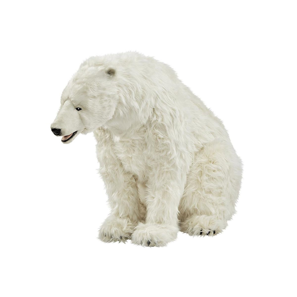 Hansa Hansa Peluche Geante Ours Polaire Assis 92 cm H et 155 cm L