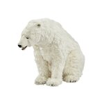Hansa Hansa Peluche Geante Ours Polaire Assis 92 cm H et 155 cm L