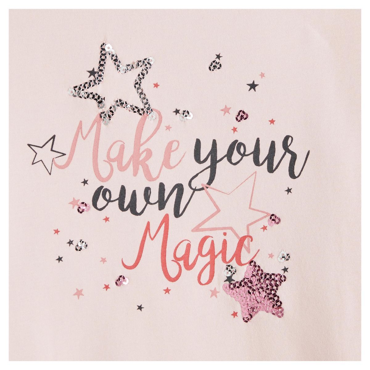 IN EXTENSO T-shirt manches longues à sequins reversibles magic  fille