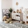 Voir la diapositive 4 : Paris Prix Lot de 4 Tabourets en Rotin  Aoni  45cm Naturel