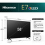 Voir la diapositive 4 : Hisense TV QLED 58E7NQ 2024-58 pouces (146cm)