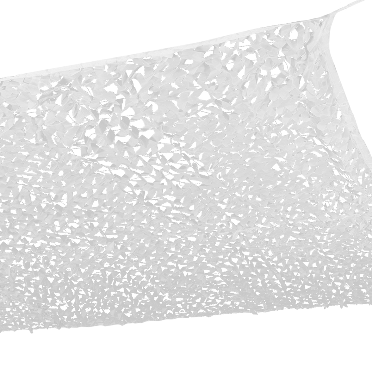 ID MARKET Voile d'ombrage rectangulaire design ombrière camouflage 3x4 M blanc