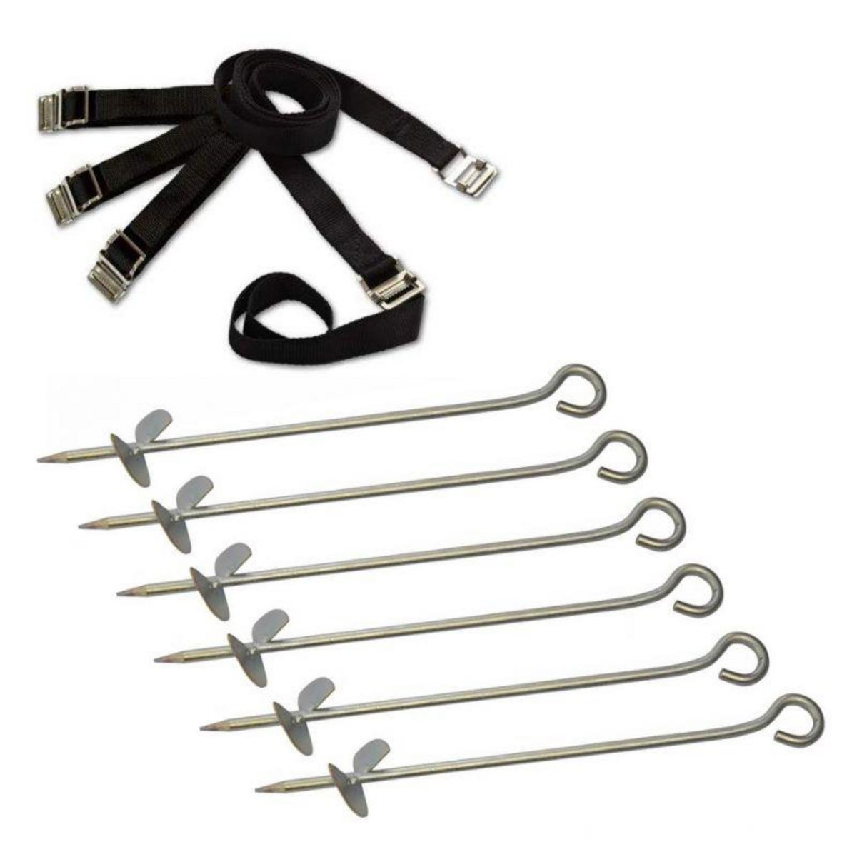 JUMP4FUN Kit de Fixation Trampoline 6Pcs