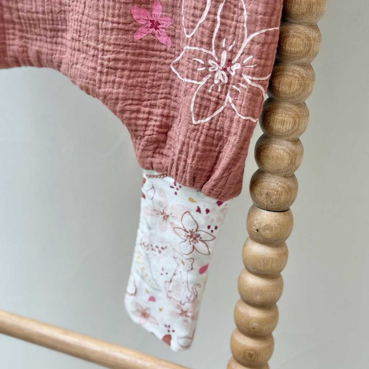 Petit Béguin Turbulette d'été en gaze de coton avec pieds retroussables Arizona