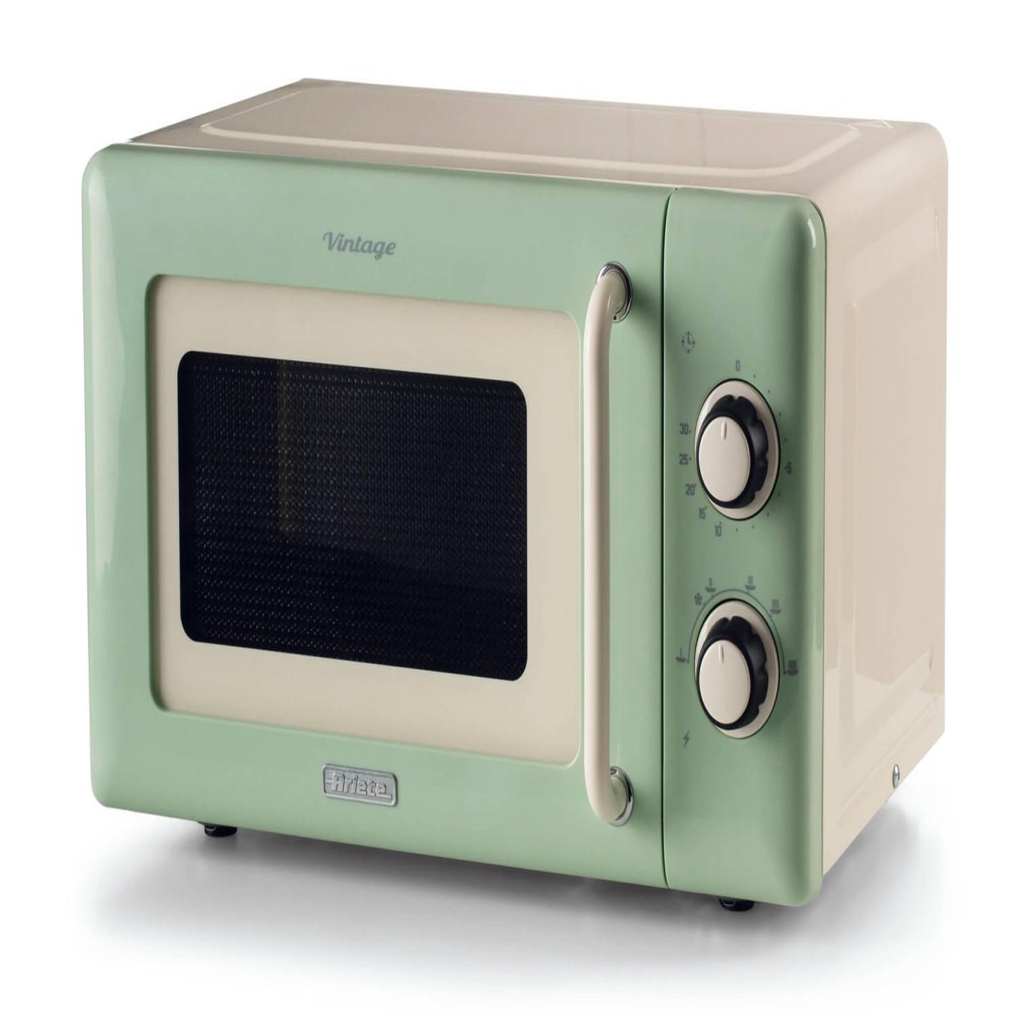 Voir la diapositive 2 : ARIETE Ariete Vintage Line 3960/04 Vert Micro-onde simple Comptoir 20 L 800 W