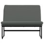 Voir la diapositive 3 : VIDAXL Banc Gris fonce 100x75x76 cm Tissu