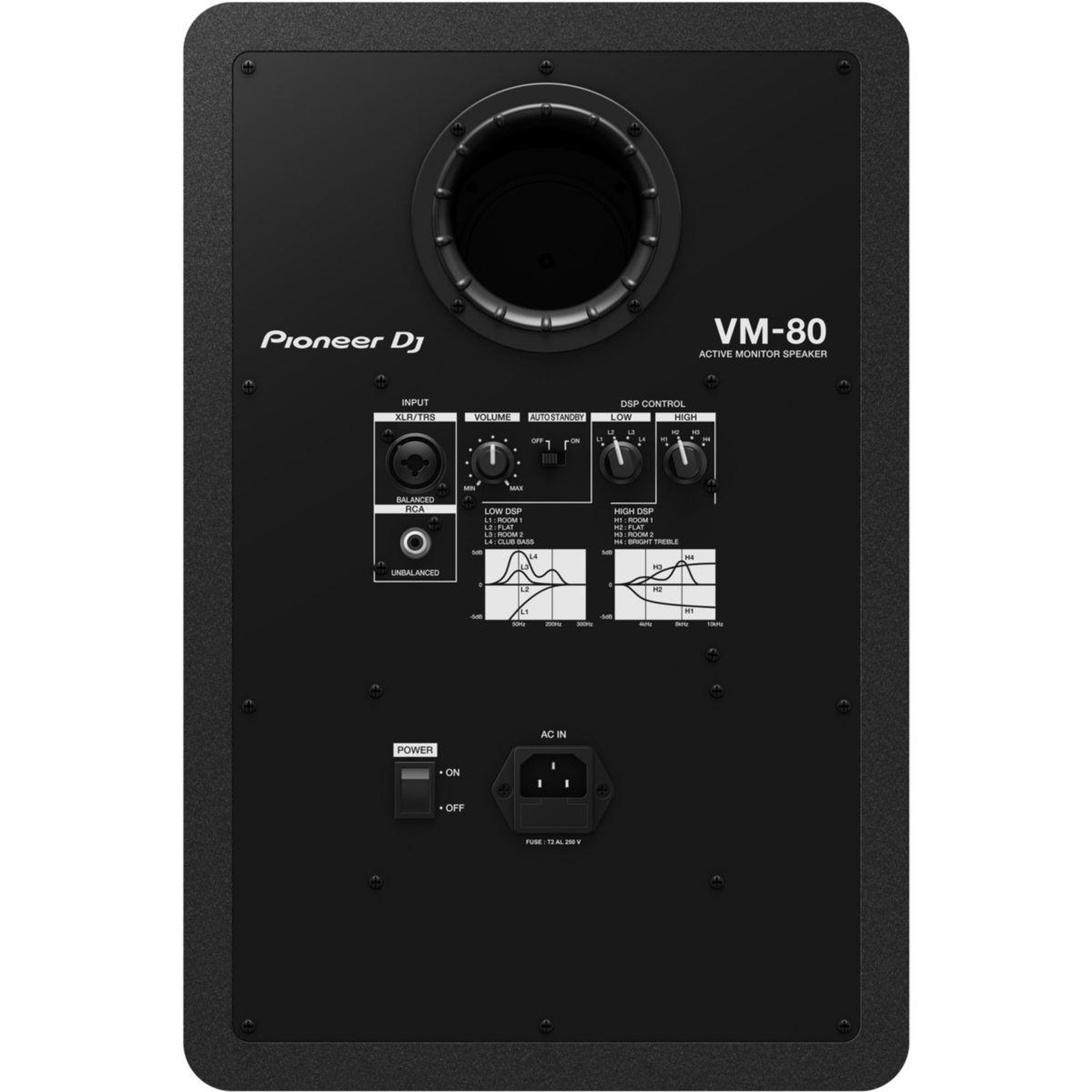 Voir la diapositive 3 : Pioneer Enceinte bibliothèque VM-80 x1