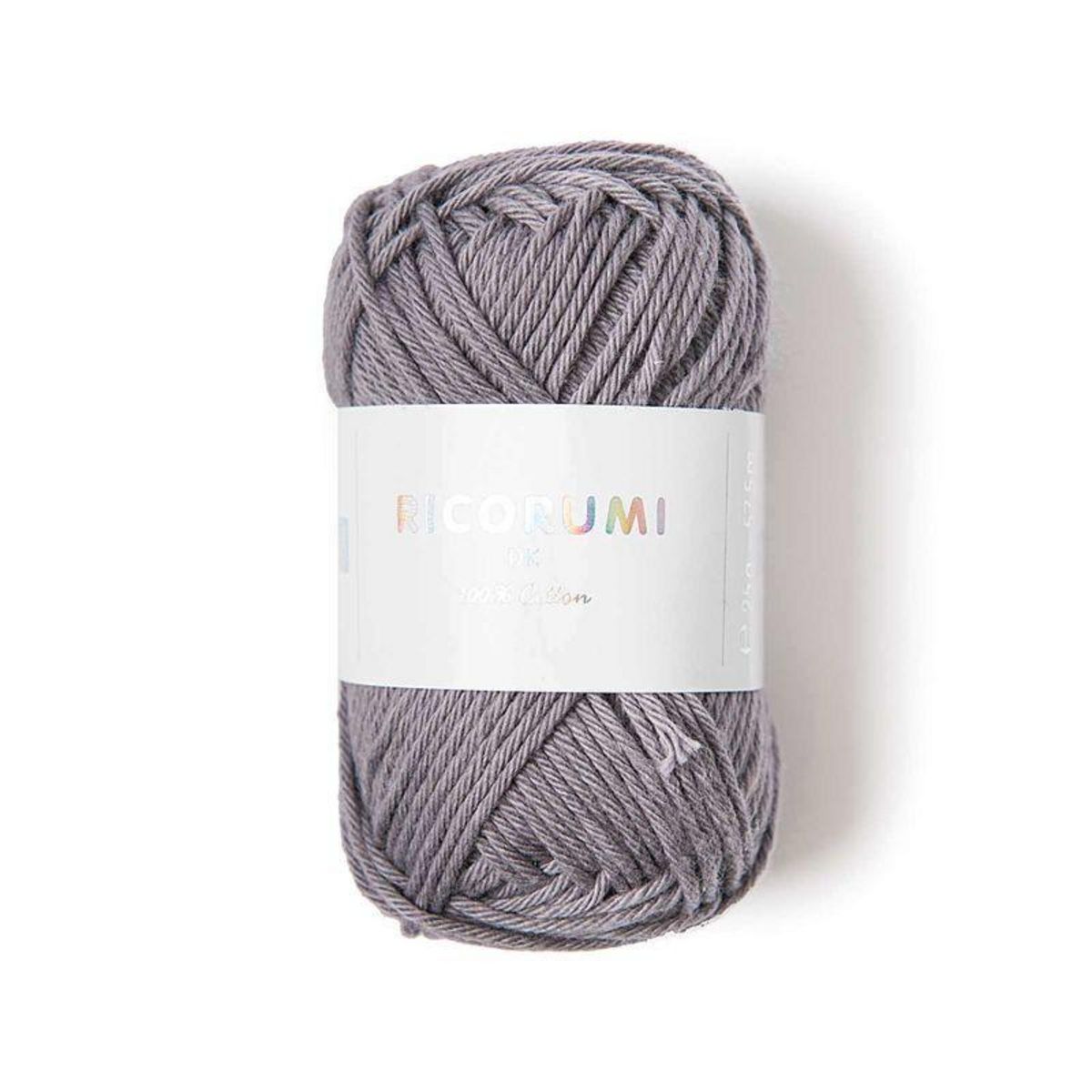 RICO DESIGN Pelote de coton - Gris souris - 57,5 m