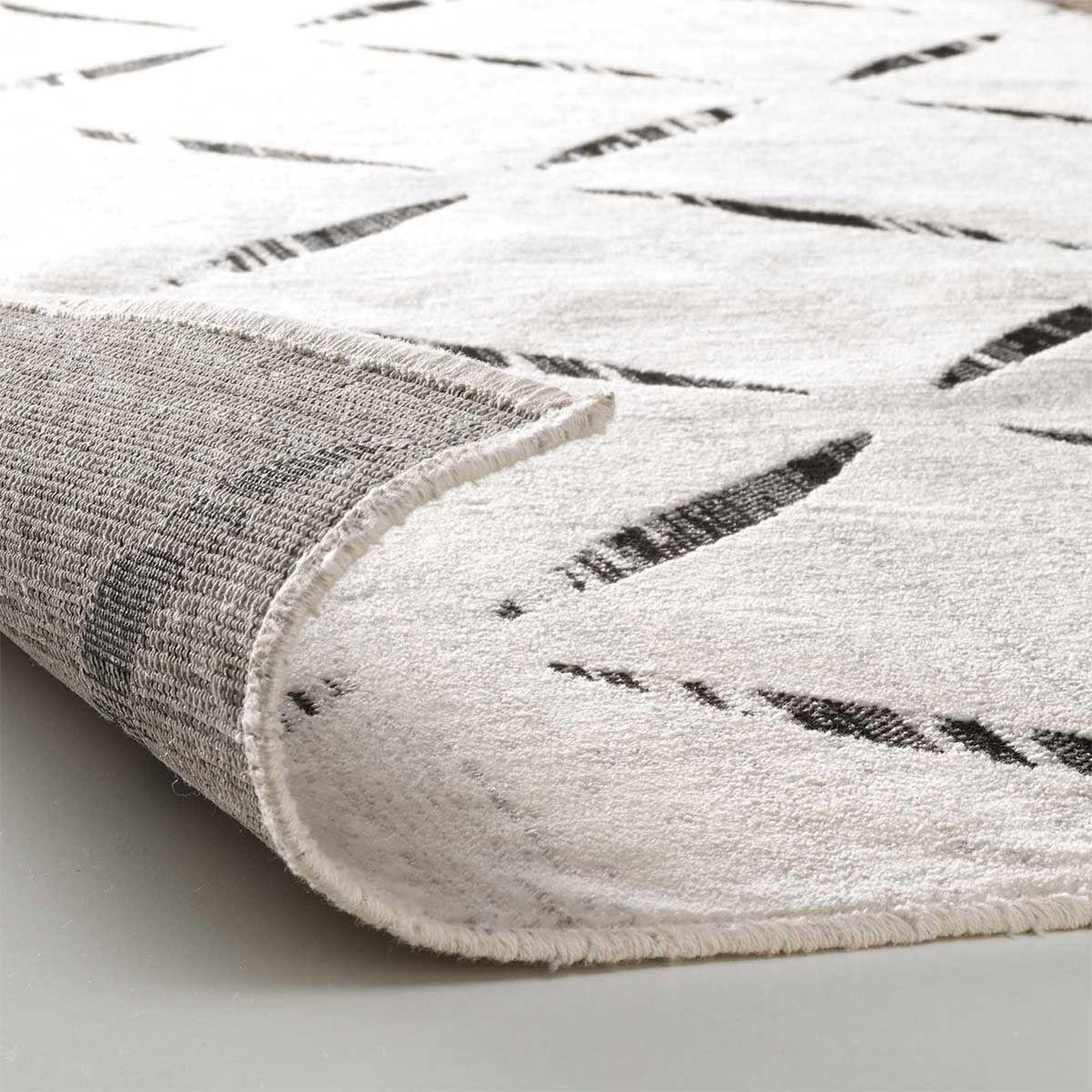 Voir la diapositive 2 : Douceur d'Intérieur Tapis déco tissé  modesto  140x200cm naturel