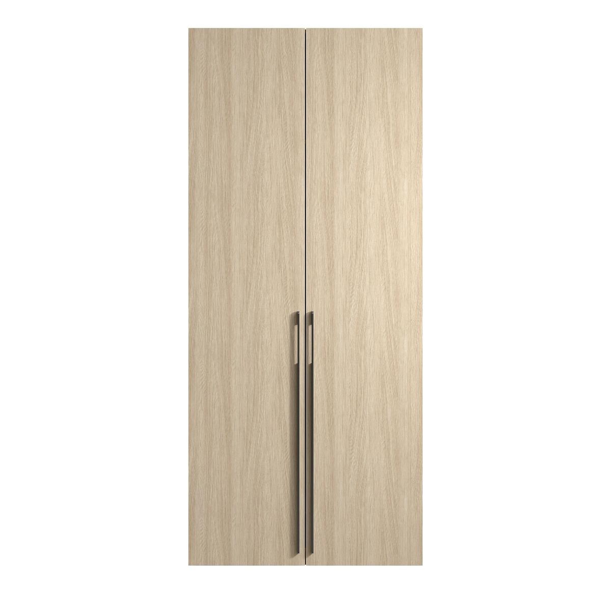Voir la diapositive 5 : JLC KREATION Armoire moderne en bois 2 portes 90cm orelia