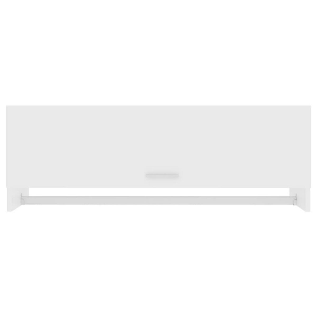 VIDAXL Garde-robe blanc 100x32,5x35 cm bois d'ingenierie