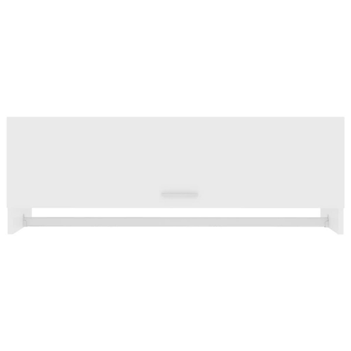 VIDAXL Garde-robe blanc 100x32,5x35 cm bois d'ingenierie