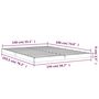 Voir la diapositive 6 : VIDAXL Cadre de lit sans matelas 140x190 cm bois de pin massif