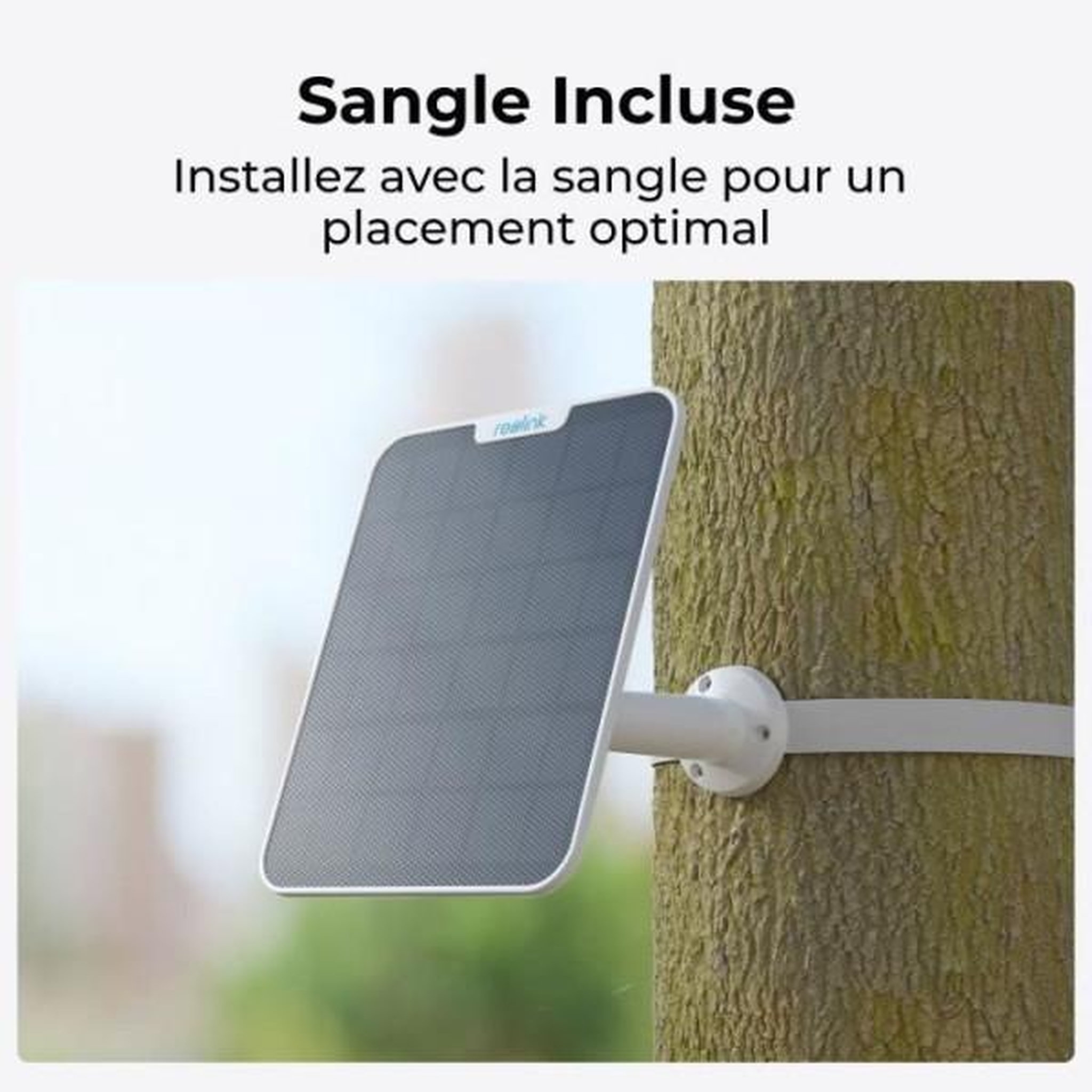 Voir la diapositive 6 : REOLINK Panneau solaire - reolink - sr3 - 5,8 w - blanc
