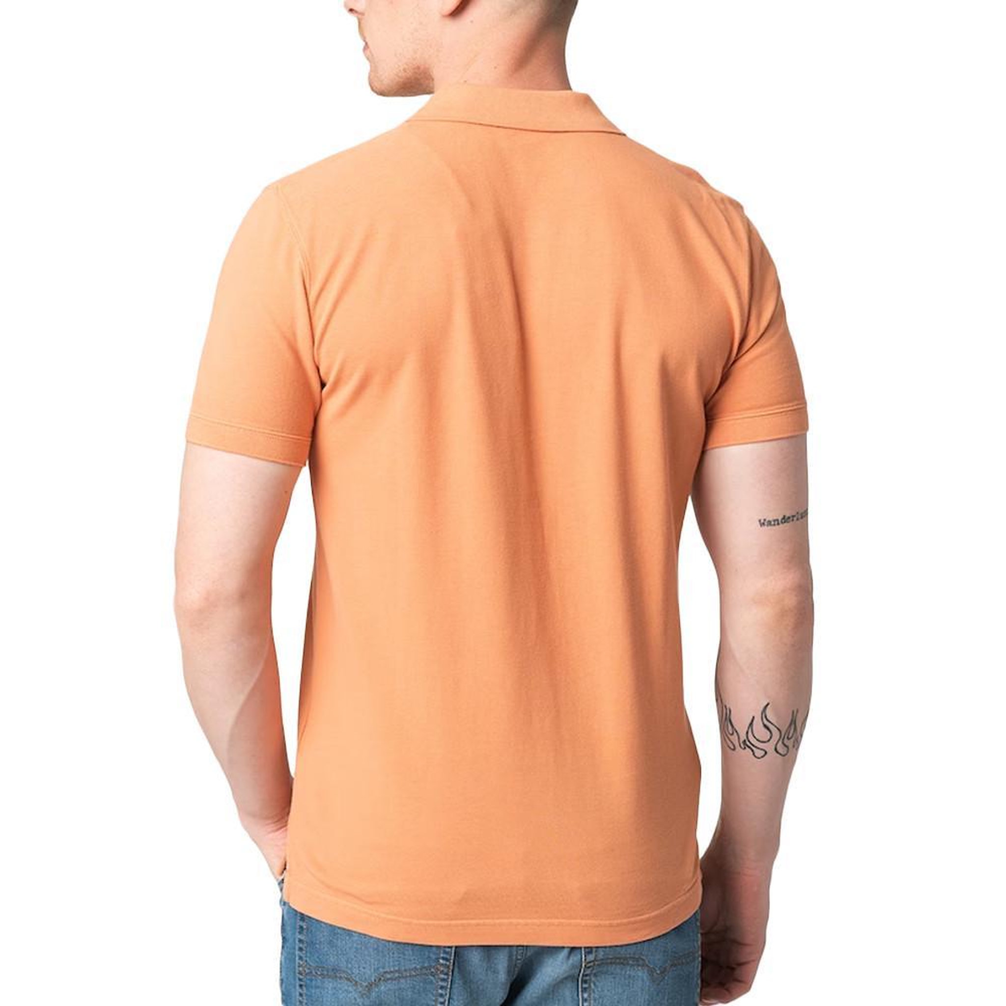 Voir la diapositive 2 : DIESEL Polo Orange Homme Diesel 3860