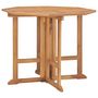 Voir la diapositive 3 : VIDAXL Ensemble a manger d'exterieur pliable 5 pcs Bois solide de teck