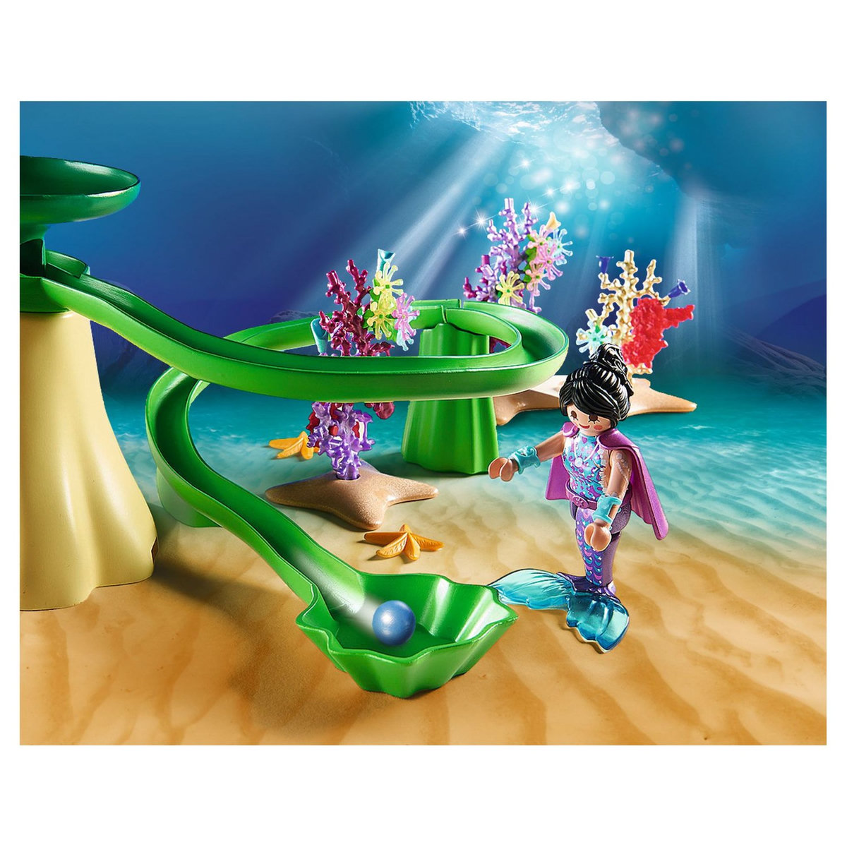 PLAYMOBIL 70094 - Magic - Pavillon de corail avec dôme lumineux 