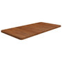 Voir la diapositive 1 : VIDAXL Comptoir de salle de bain Marron fonce 100x50x2,5cm Bois traite