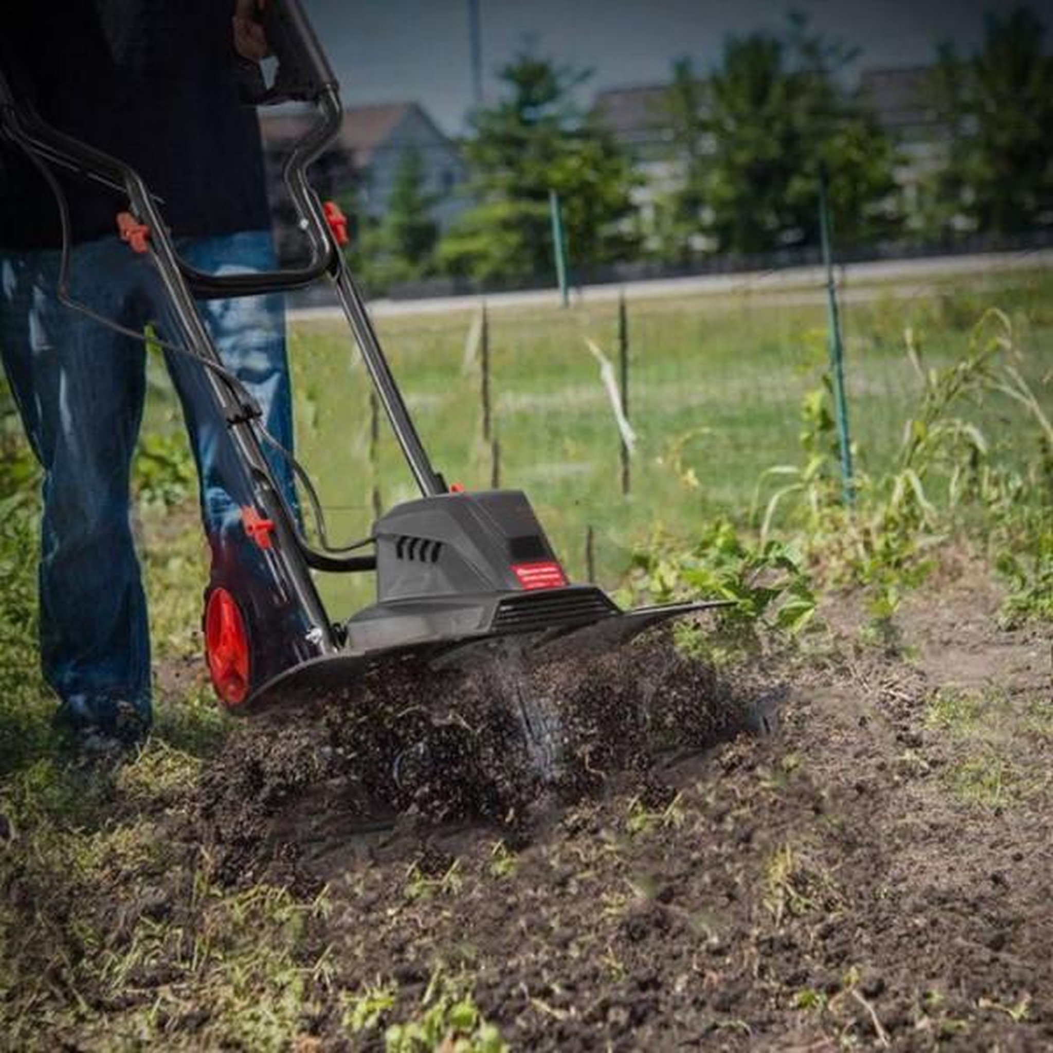 Voir la diapositive 5 : Elem Motobineuse électrique - elem garden - 1500 w - 6 fraises - 45 cm - mtbe1506w45