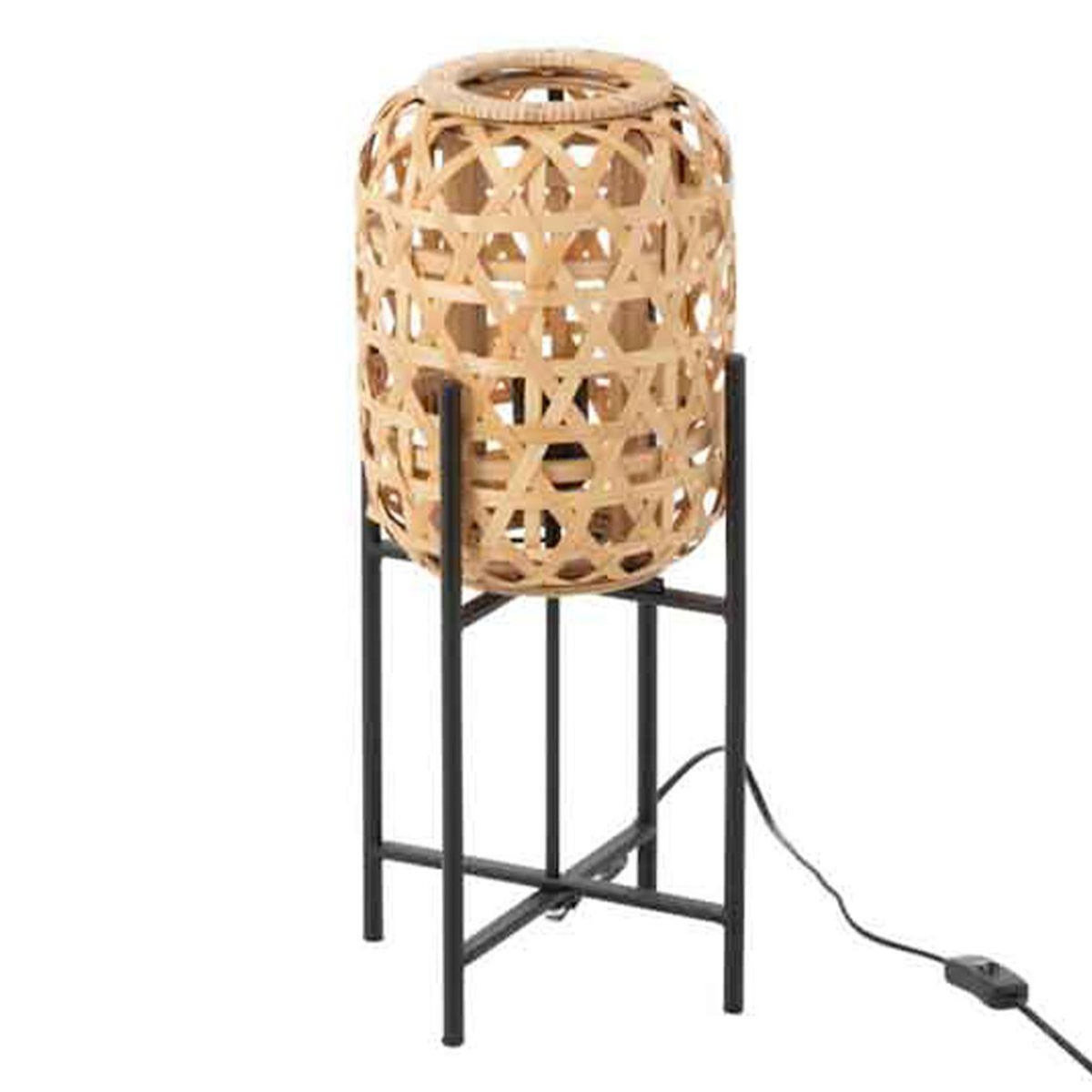 Paris Prix Lampe à Poser en Bambou  Dinaya  53cm Naturel
