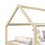 Voir la diapositive 4 : IDIMEX Lit cabane CLIA 90 x 200 cm avec tiroirs, en pin massif