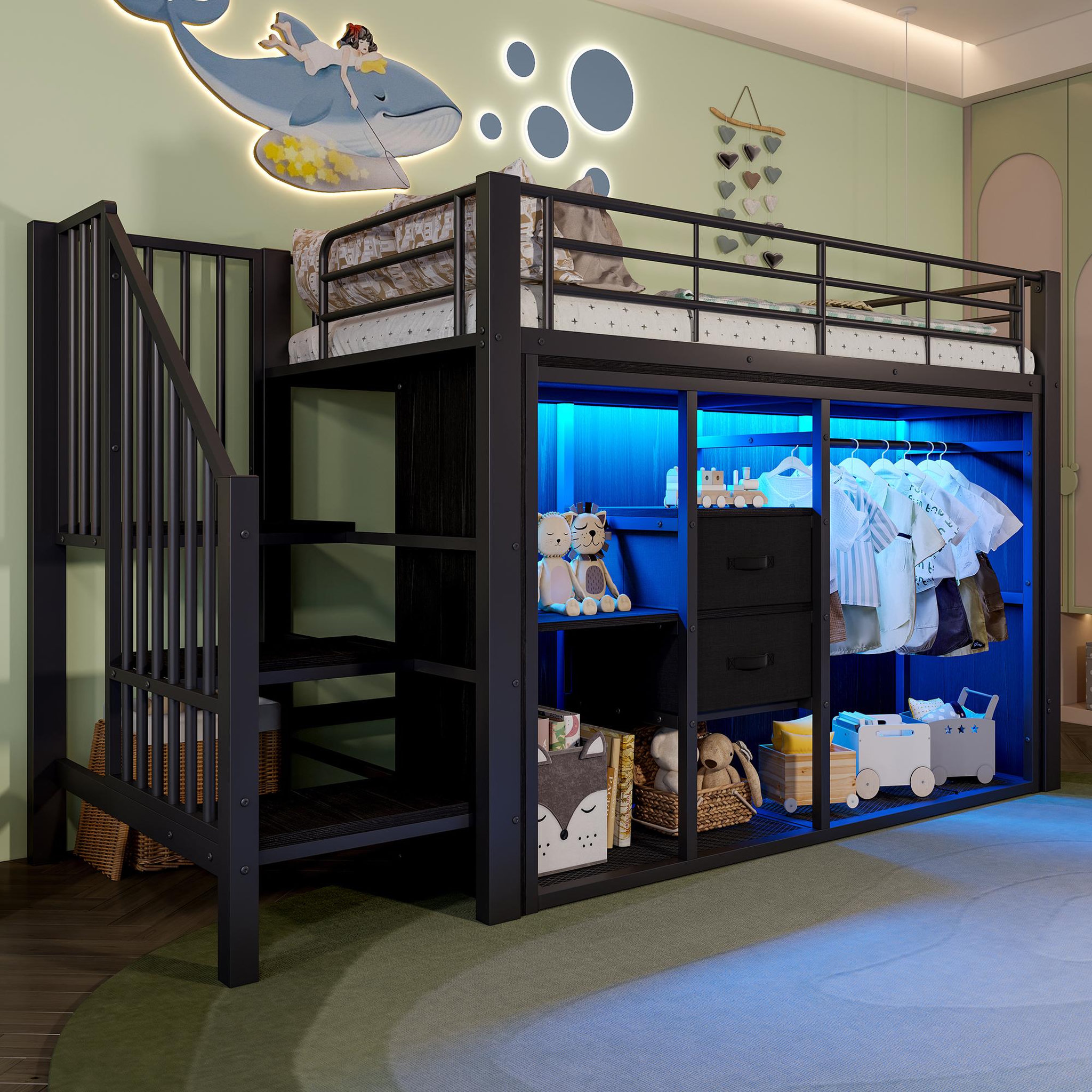 Voir la diapositive 4 : MERAX Lit mezzanine enfant