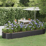 Voir la diapositive 1 : VIDAXL Lit sureleve de jardin Acier enduit de poudre Anthracite