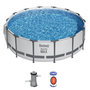 Voir la diapositive 6 : BESTWAY Piscine tubulaire Steel Pro Max ronde 4,27 x 0,84 m - Bestway