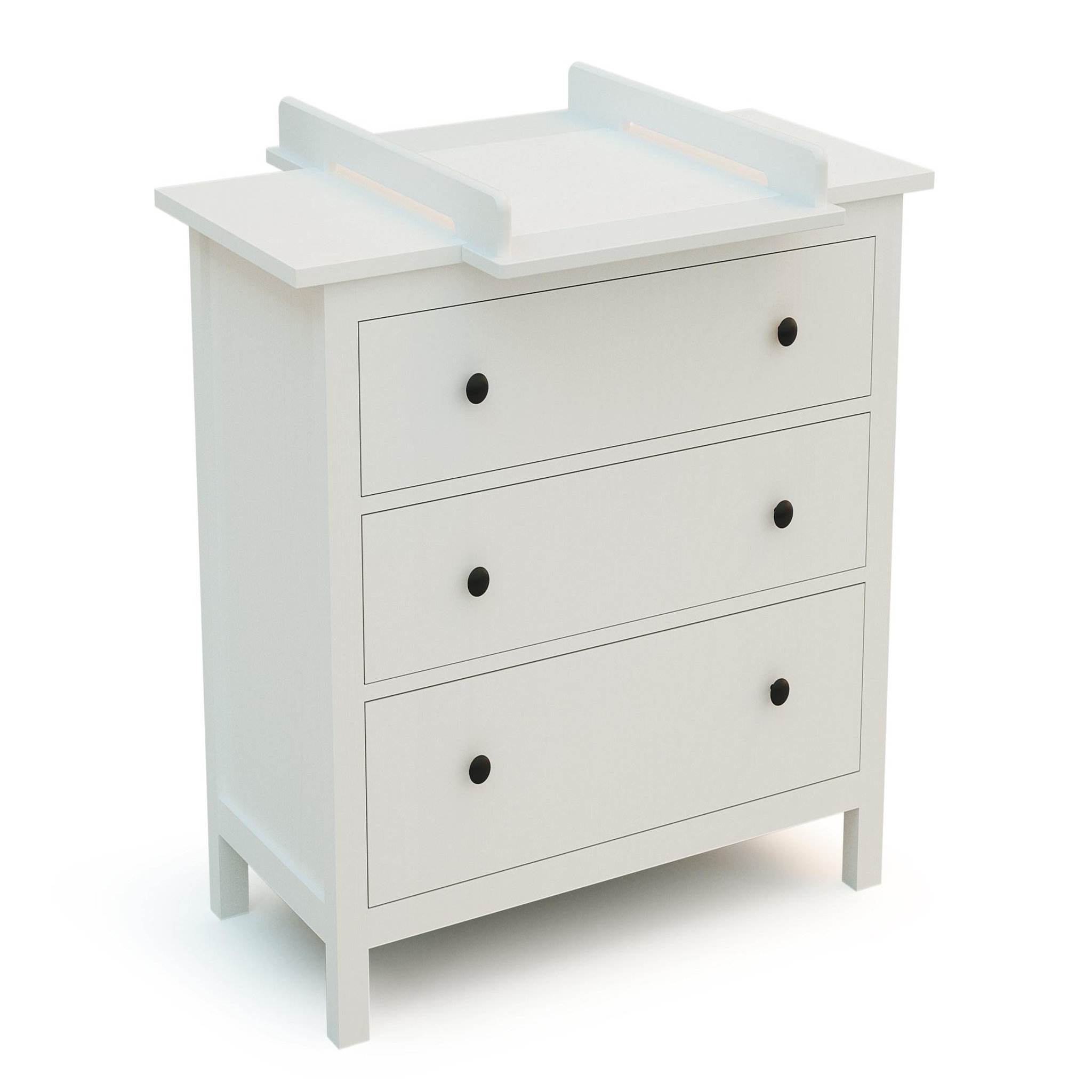 Voir la diapositive 4 : JURABABY Plan à langer universel 50 cm kira pour commode bébé