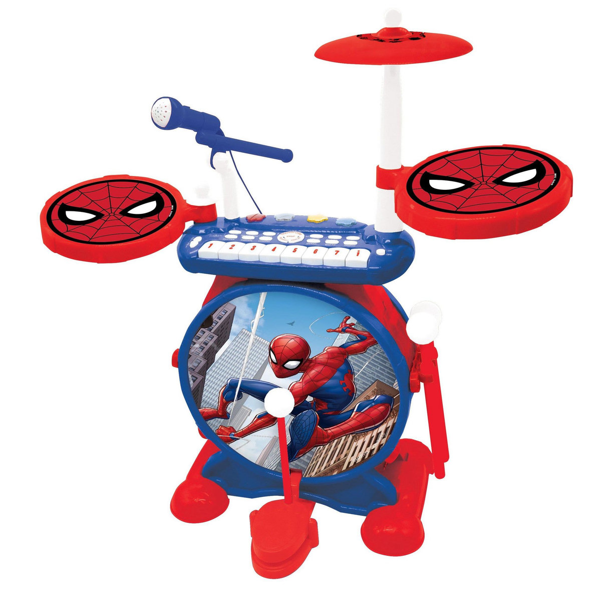 Lexibook Mon Rock Band SpiderMan Batterie Lumineuse Complète